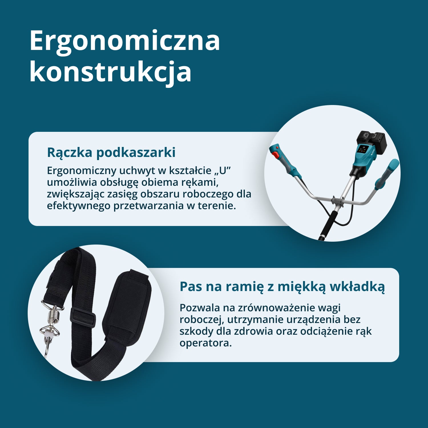 Bezprzewodowa wykaszarka i podkaszarka KS BCT-40V