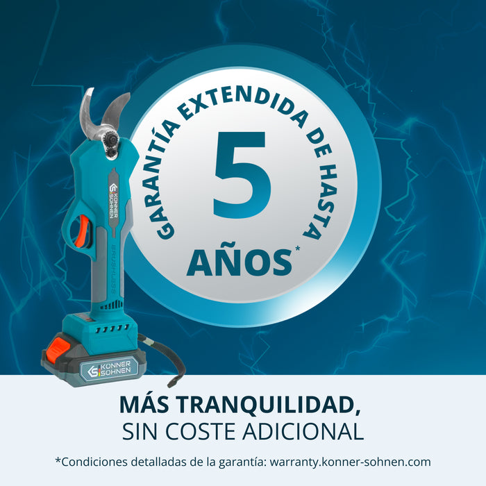 Tijera de podar a batería KS CPS20V-32 Case PLUS