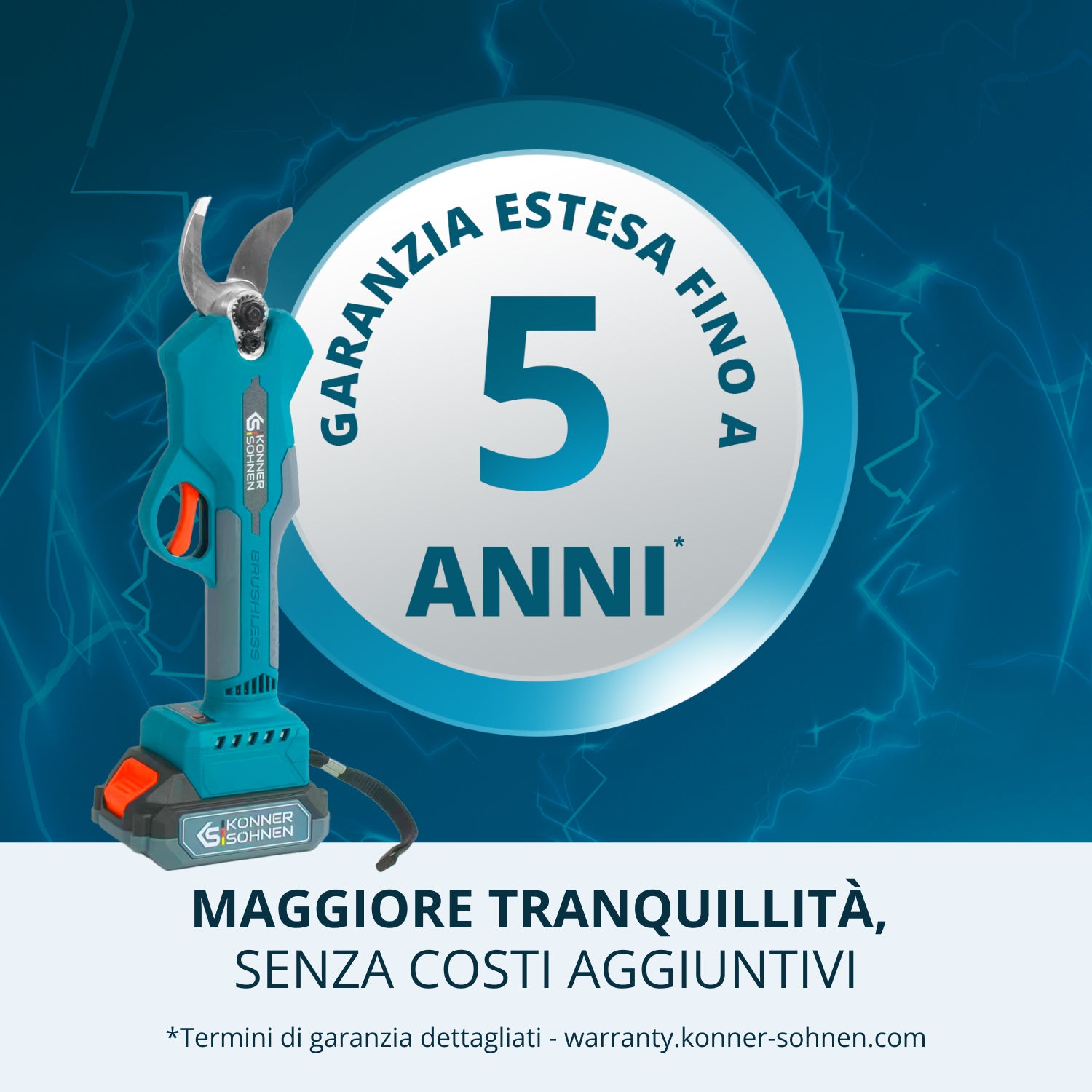 Akumulátorové elektrické prořezávací nůžky KS CPS20V-32 Case