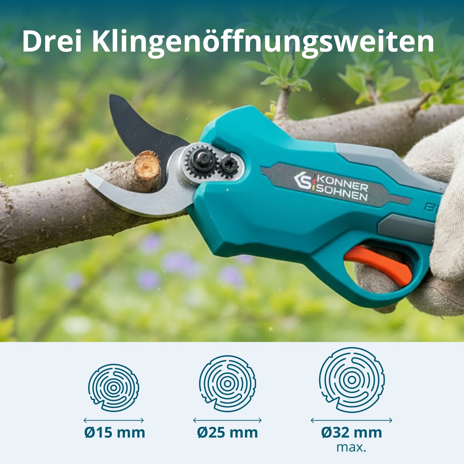 Akku-Gartenschere KS CPS20V-32