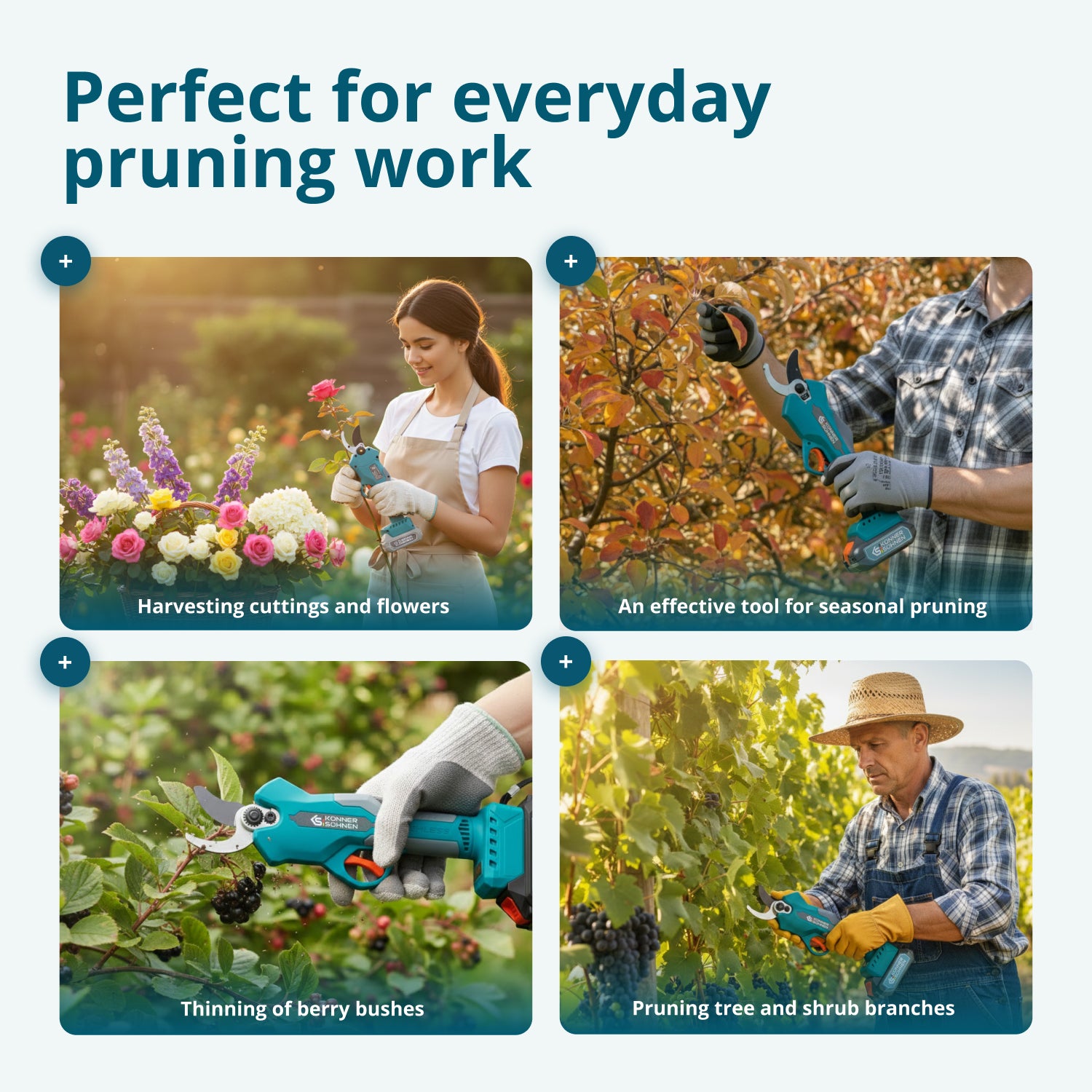 Cordless Electric Pruning Shears KS CPS20V-32