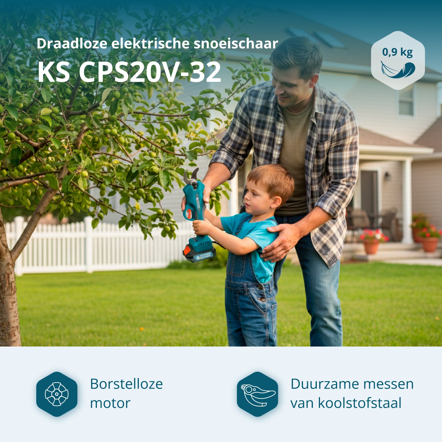 Snoerloze Elektrische Snoeischaar KS CPS20V-32