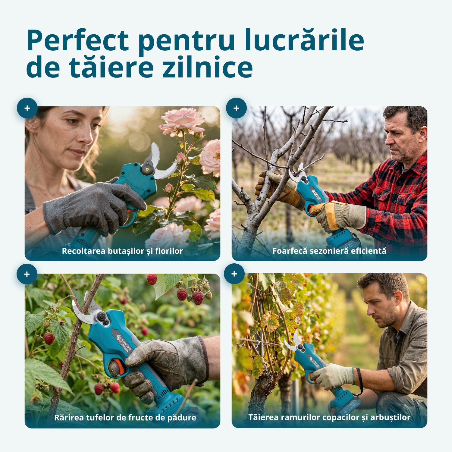 Foarfecă de grădină cu acumulator KS CPS20V-32 Case