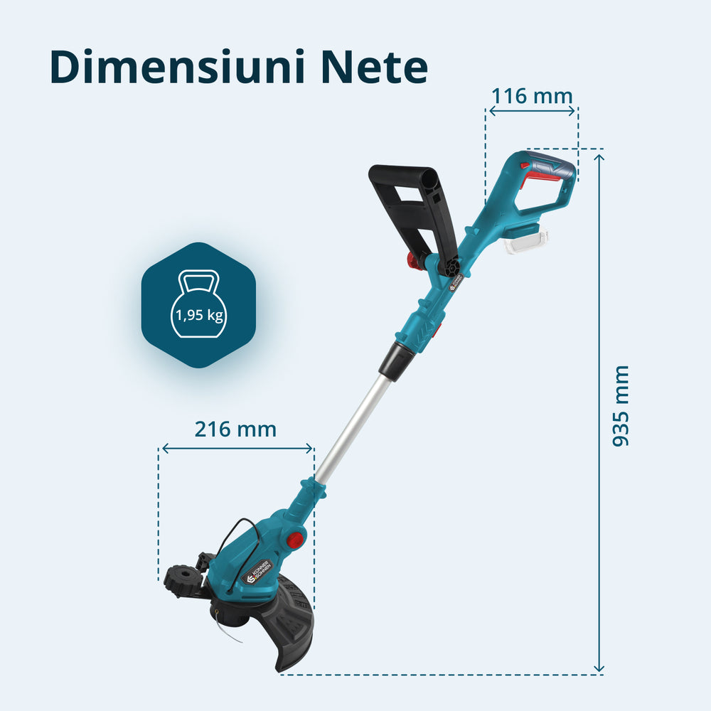 Trimmer pe acumulator KS GT-20V 