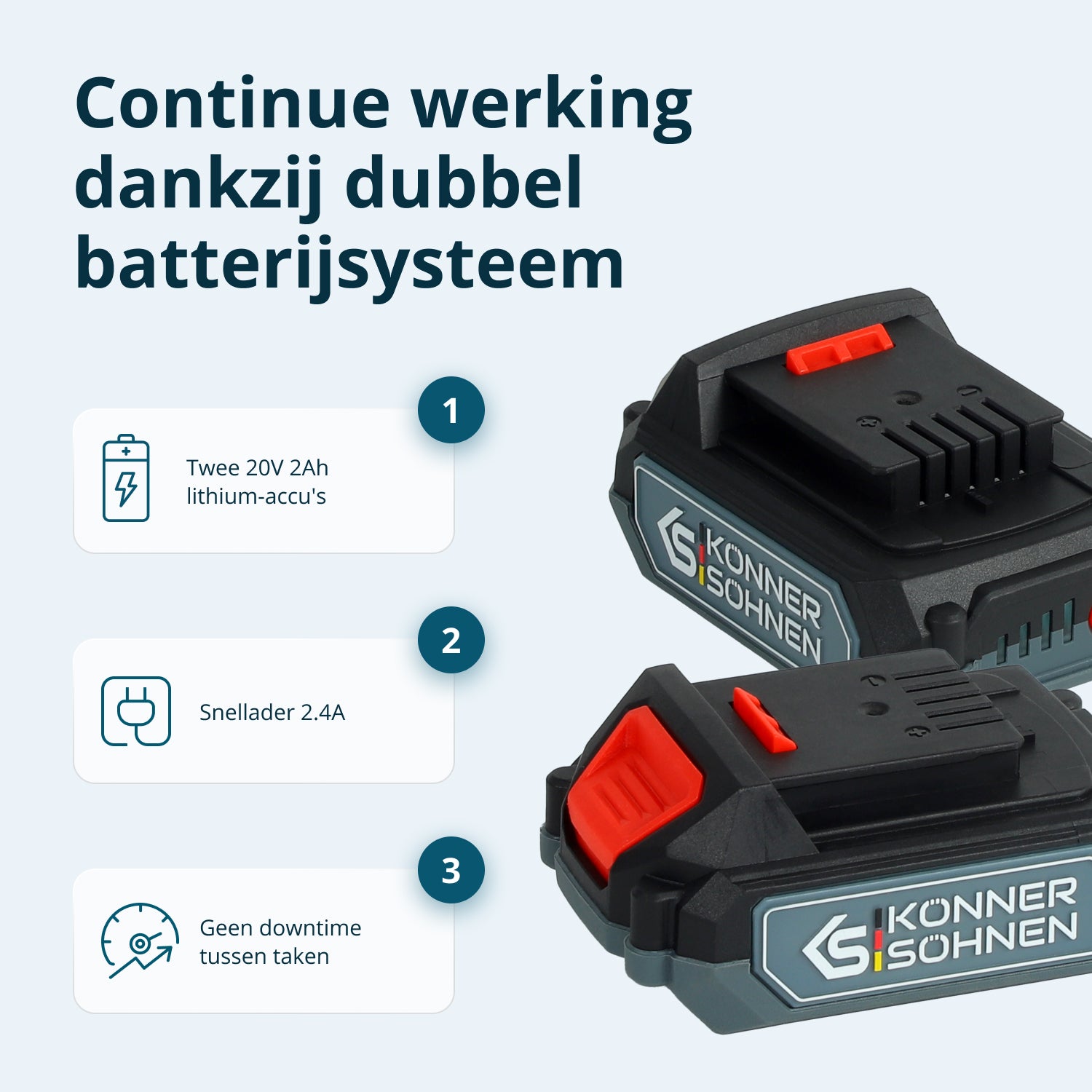 KS IDISD 20V SET 2 Senza Fili Master Set 2in1