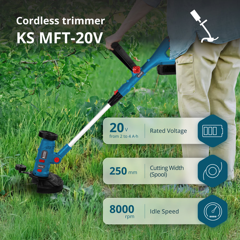 Безжичен многофункционален тример KS MFT-20V
