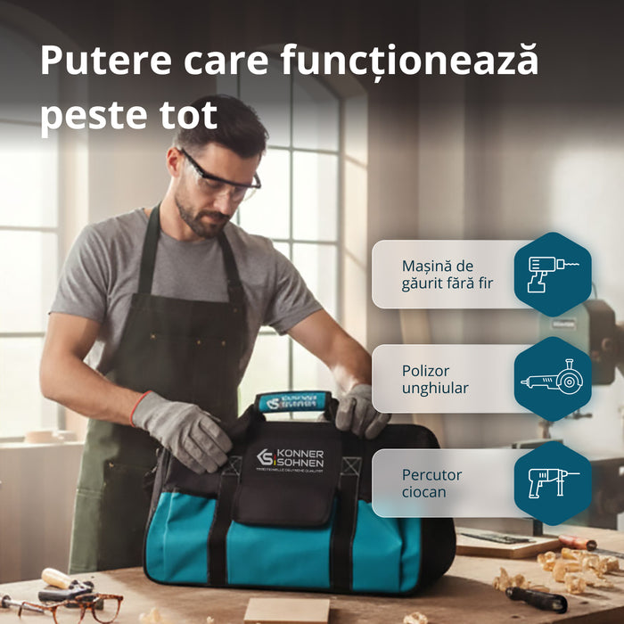 Master Set Fără Fir 3-in-1 KS RHAGD 20V SET 3 (Recondiționat – Stare Excelentă)