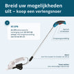 Snoerloze 2 in 1 Grasmaai- en Heggenschaar met Telescopische Verlengstok KS SHT-8V + Extension Pole thumbnail
