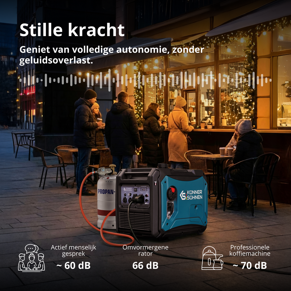 LPG/benzine invertergenerator KS 4000iEG S