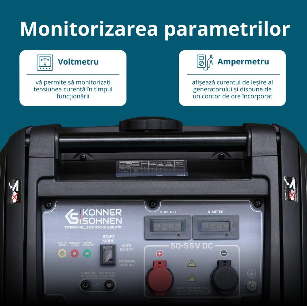 Generator de curent continuu KS 48VS-DC, versiunea 50–55V