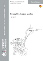 Motocultor de gasolina KS 4HP-70