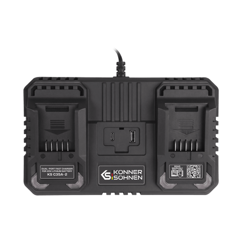 Kaksoislaturi 20V ladattaville akuille KS C35A-2