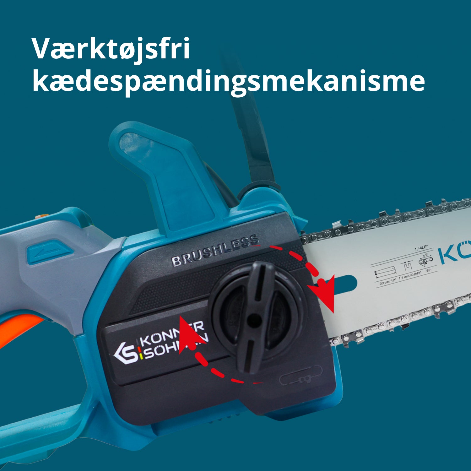 Ledningsfri Mini Kædesav KS MCS20V-12