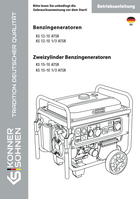 Benzingeneratoren. Zweizylinder Benzingeneratoren