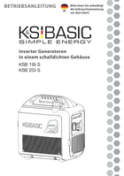 Inverter Generatoren KSB 18i S, KSB 20i S
