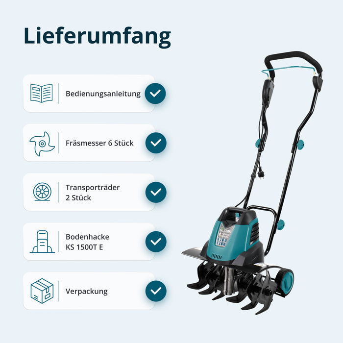 Elektro-Bodenhacke KS 1500T E