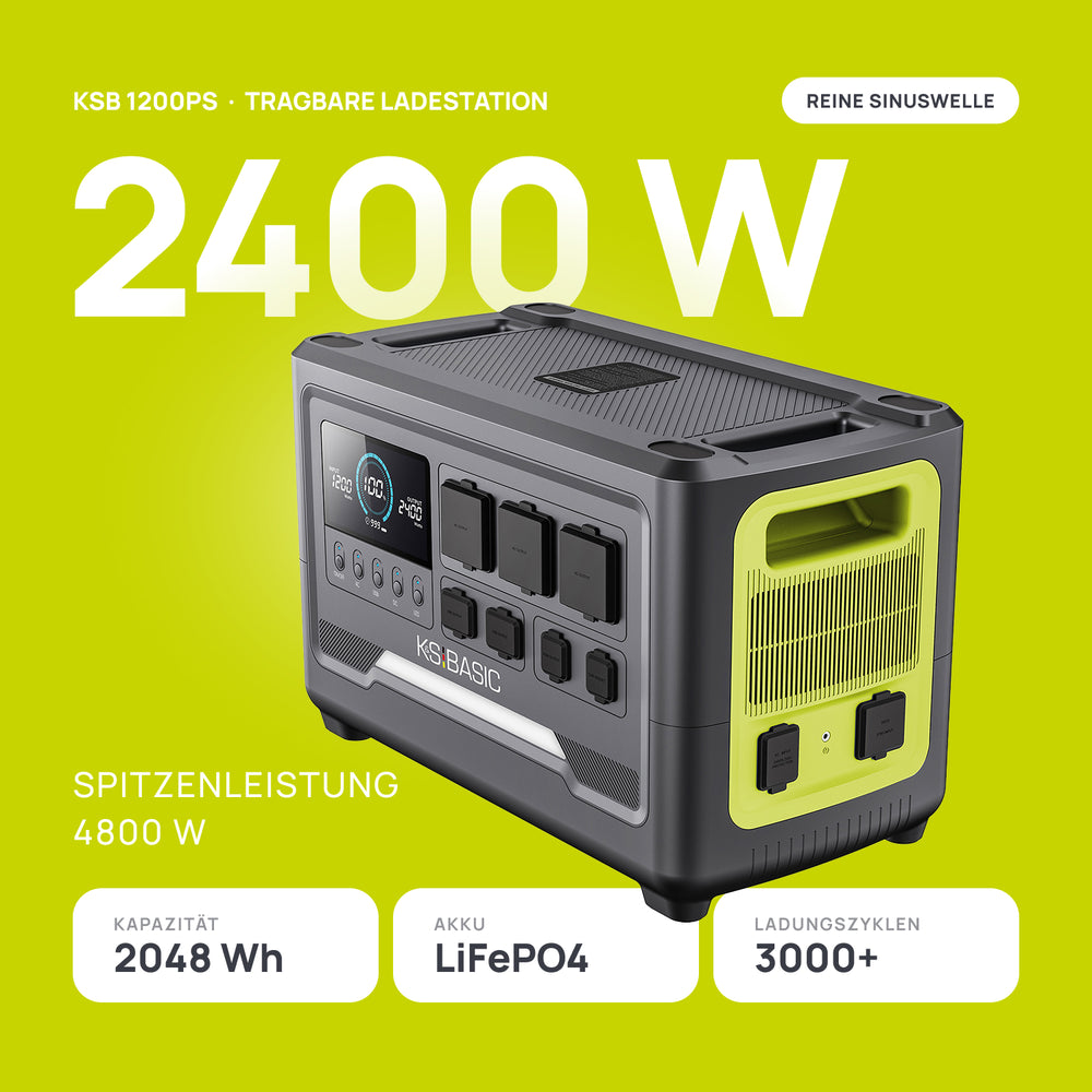 Tragbare Powerstation KSB 1200PS