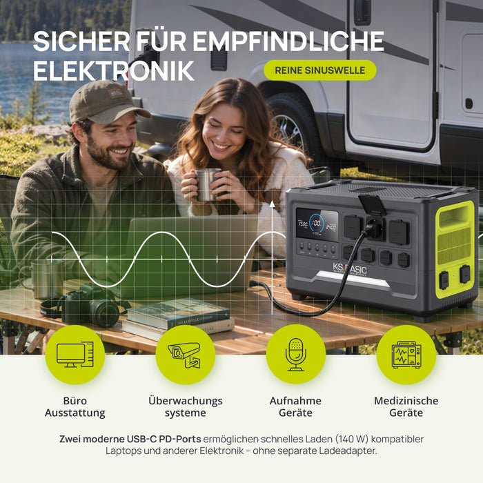Tragbare Powerstation KSB 2400PS
