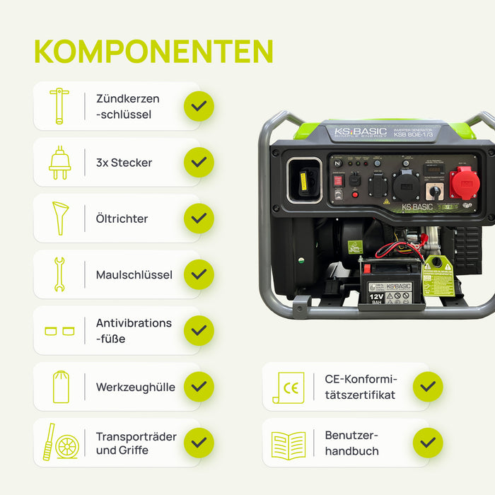 Invertergenerator KSB 80iE-1/3