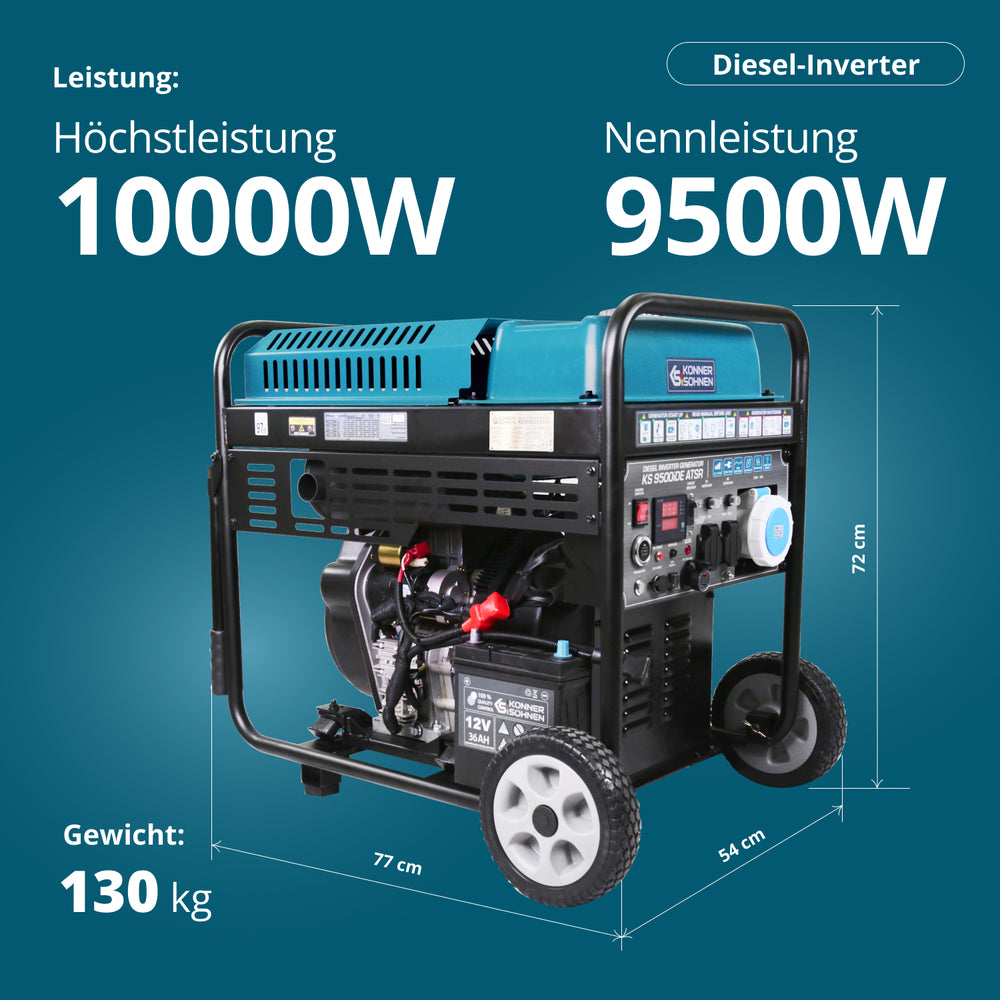 Diesel-Inverter-Generator KS 9500iDЕ ATSR