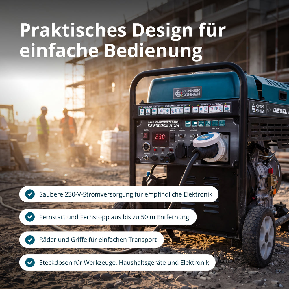 Diesel-Inverter-Generator KS 9500iDЕ ATSR