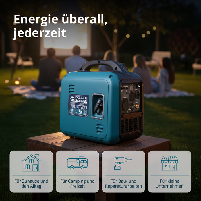 Invertergenerator (Gas/Benzin) KS 1900iG S (B-Ware Hervorragend)