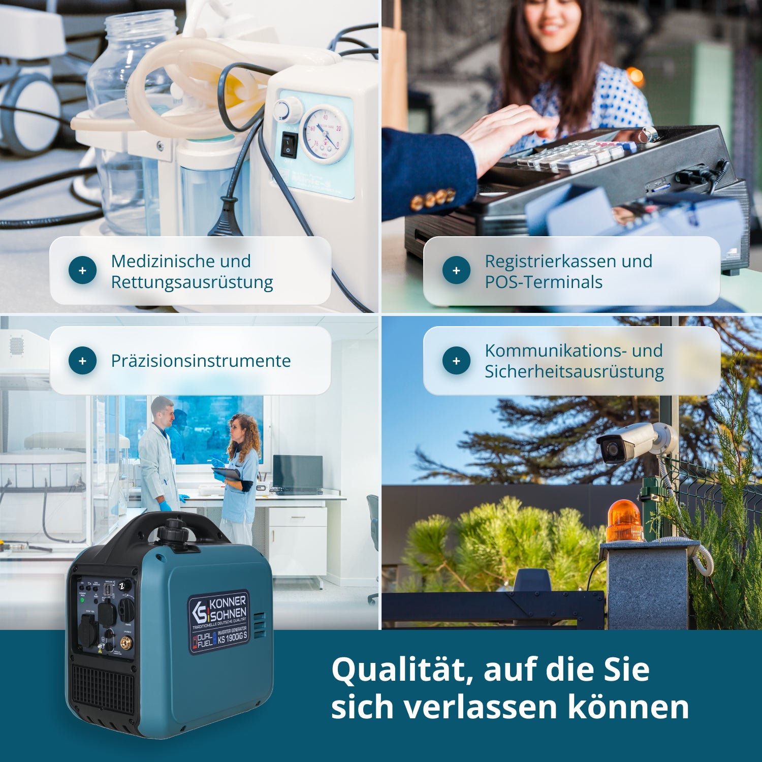 Invertergenerator (Gas/Benzin) KS 1900iG S 