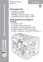 Dieselgeneraattorit K&S 2021-2022