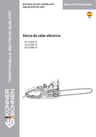 Motosierra eléctrica KS CS1800-14, KS CS2200-16, KS CS2400-18