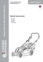 Elektromos fűnyíró KS 32LM, KS 38LM, KS 42LM, KS 38LM-BL