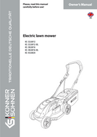 Rasaerba elettrico KS 32LM12-BL, KS 38LM16-BL, KS 43LM20