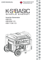 Invertergenerator KSB 55i, KSB 80iE-1/3, KSB 110iE-1/3