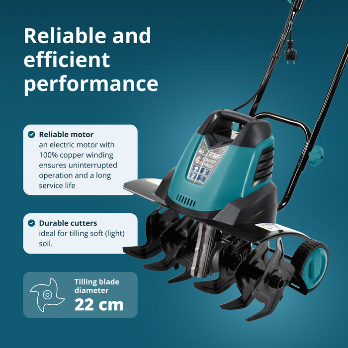 Electric tiller KS 1500T E