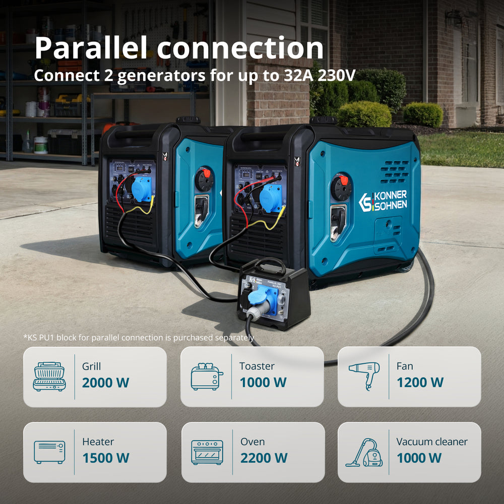Inverter generator KS 6000iE S