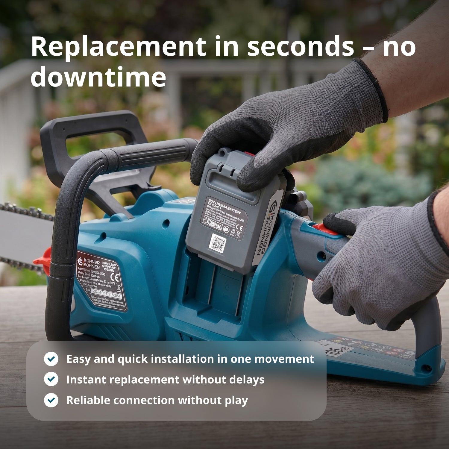 20V Lithium battery KS 20V2-1