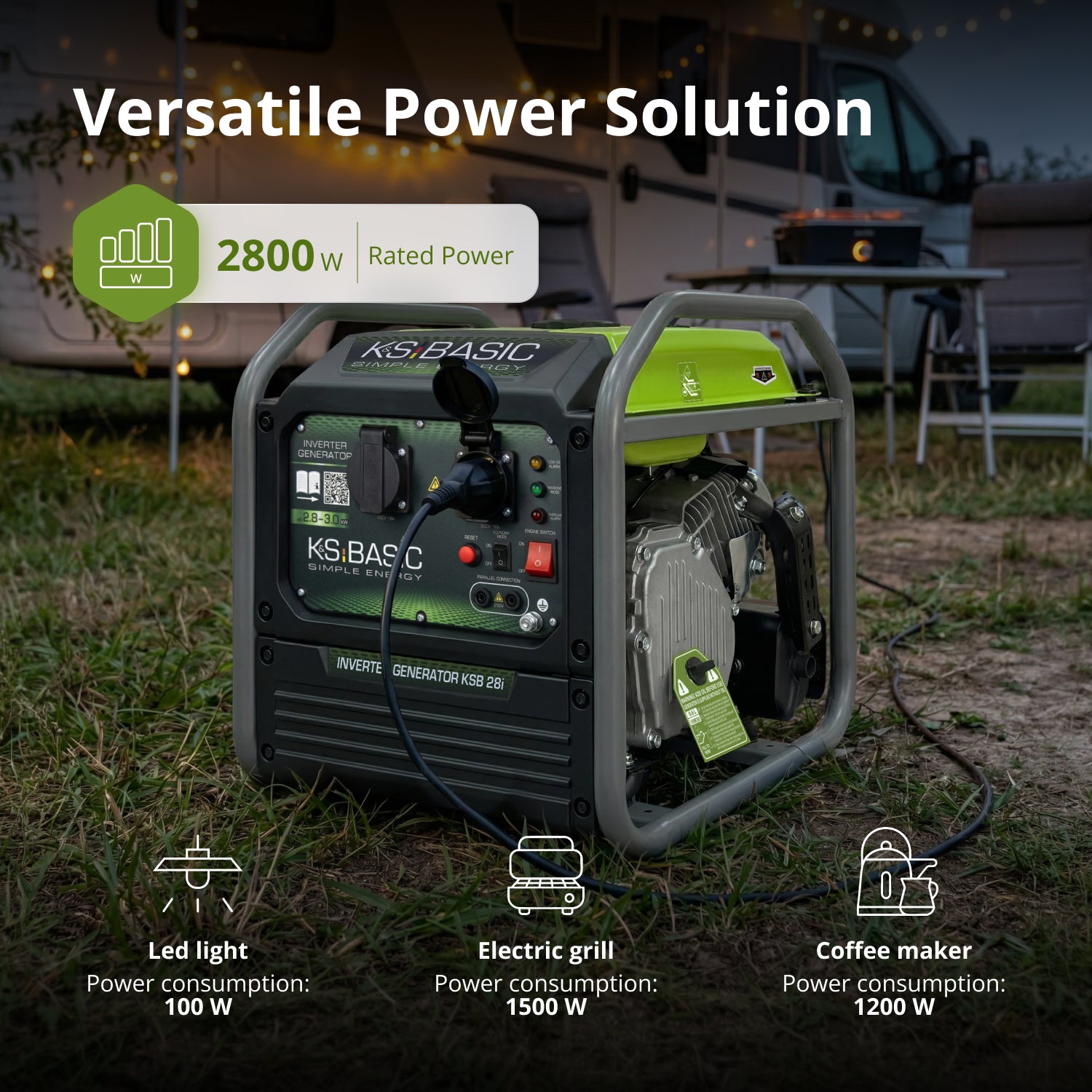 Inverter generator KSB 28i
