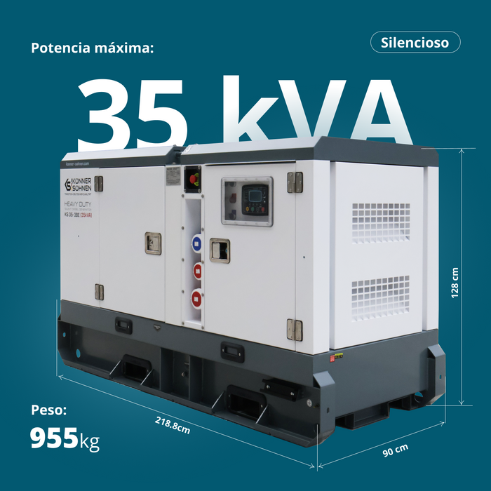 Generador diésel trifásico KS 35-3BE