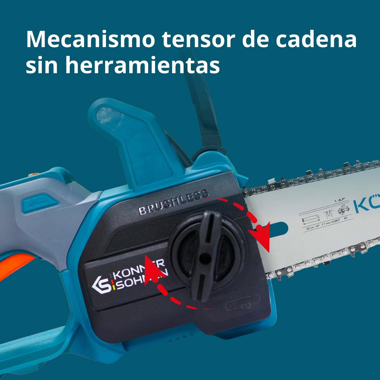 Sierra inalámbrica KS MCS20V-12 SET
