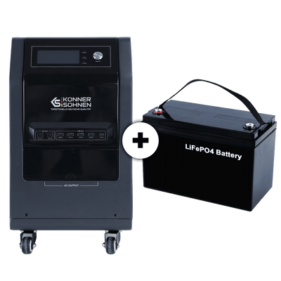 Funzionamento con batteria esterna