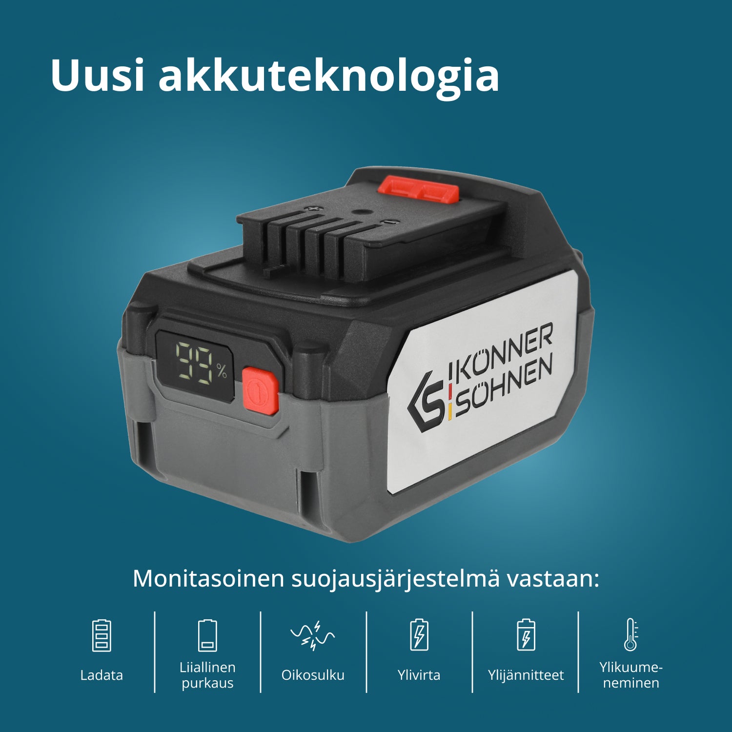 20V litiumakku KS 20V4-1