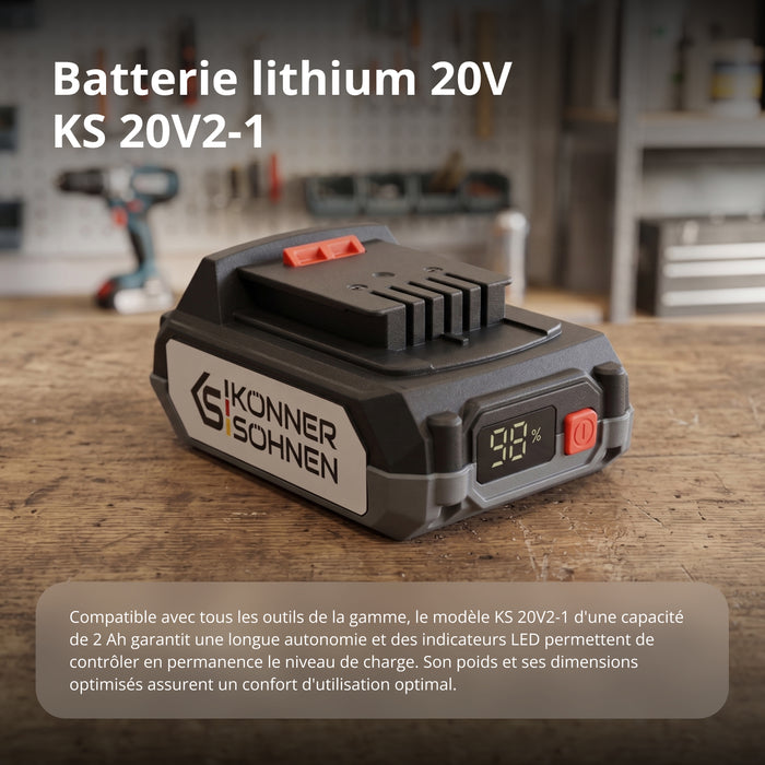 Batterie lithium 20V KS 20V2-1