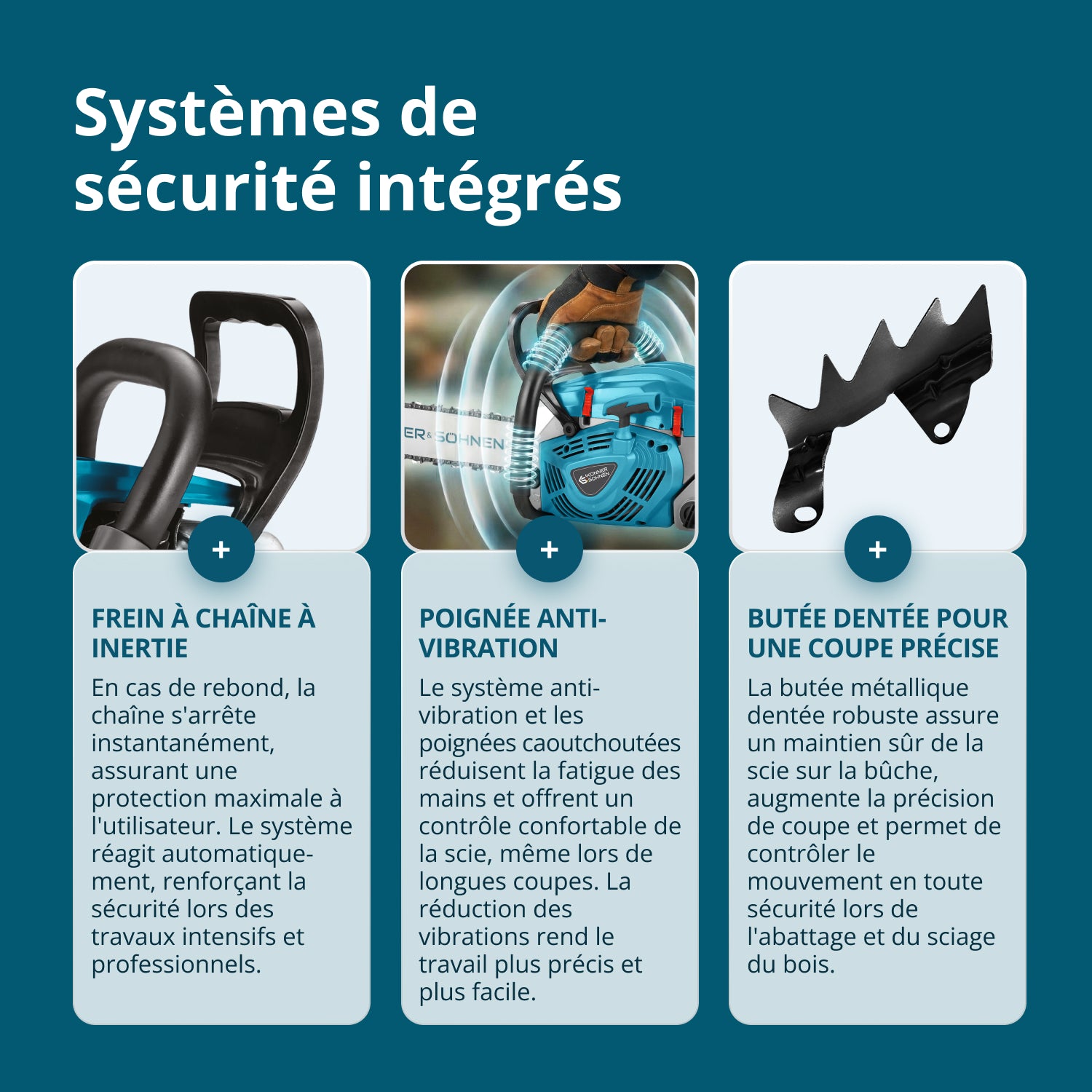 Tronçonneuse à essence KS CS40G-20