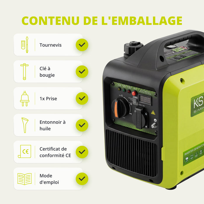 Groupe électrogène inverter KSB 20i S