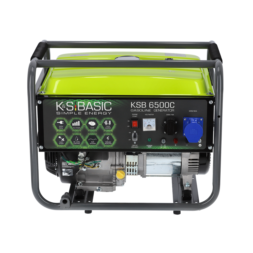 Bensiinikäyttöinen generaattori 'K&S BASIC' KSB 6500C