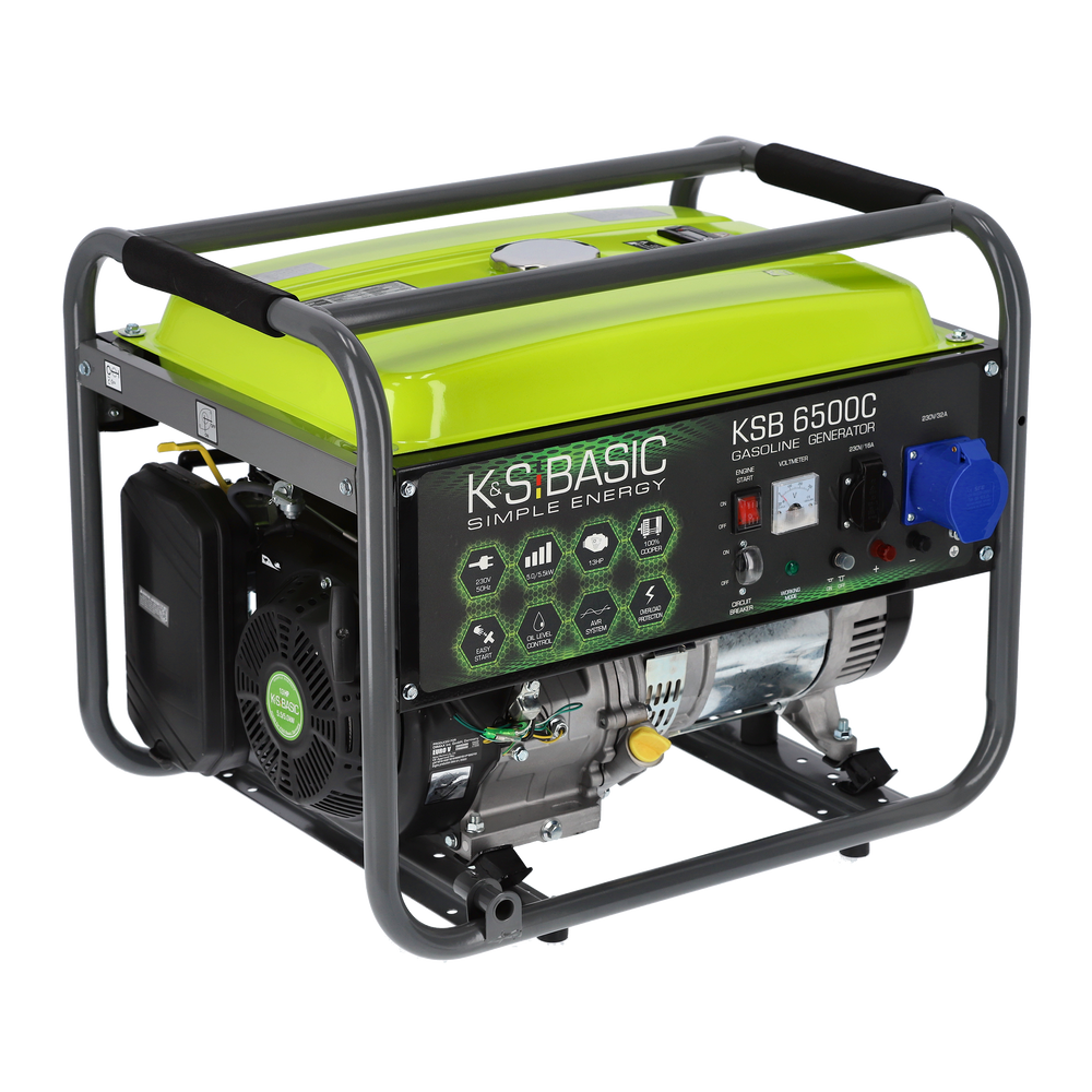 Bensiinikäyttöinen generaattori 'K&S BASIC' KSB 6500C