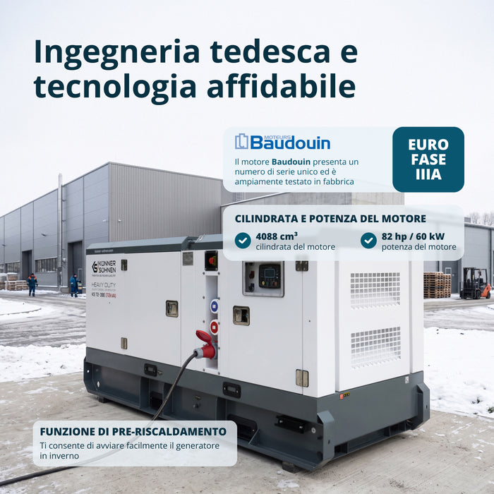 Třífázová dieselová elektrárna KS 72-3BE