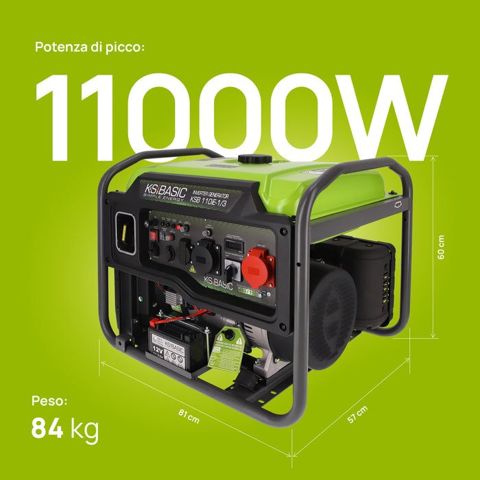 Invertorový generátor KSB 110iE-1/3