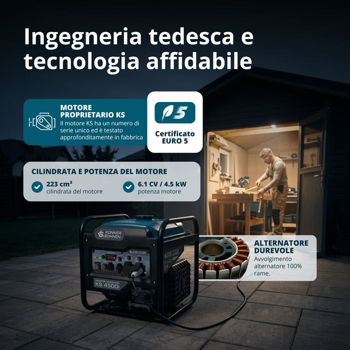 Invertorový generátor KS 4500i