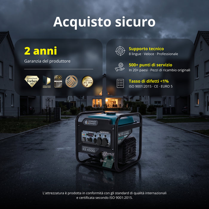 Invertorový generátor KS 4500i