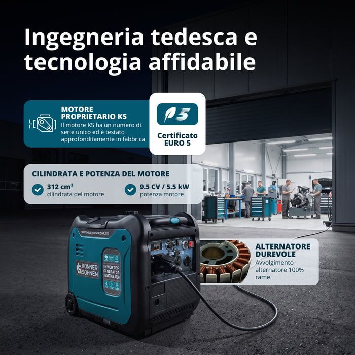 Invertergenerator KS 5500iE S ATSR